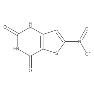 6-nitro-1H-thieno[3,2-d]pyrimidine-2,4-dione结构式