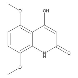 4-Hydroxy-5,8-dimethoxy-2(1H)-quinolinone结构式
