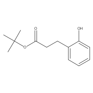 Tert-butyl 3-(2-hydroxyphenyl)propanoate Structure