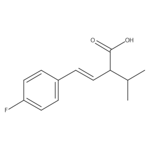 4-(4-Fluorophenyl)-2-(propan-2-yl)but-3-enoic acid Structure
