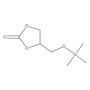 1,3-Dioxolan-2-one, 4-[[(trimethylsilyl)oxy]methyl]- Structure