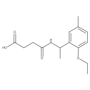 3-{N-[(2-ethoxy-5-methylphenyl)ethyl]carbamoyl}propanoic acid Structure