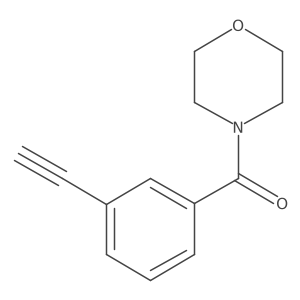 (3-Ethynyl-phenyl)-morpholin-4-yl-methanone结构式