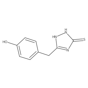 4-((5-Mercapto-4h-1,2,4-triazol-3-yl)methyl)phenol Structure