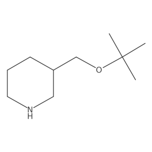 3-(Tert-butoxymethyl)piperidine结构式