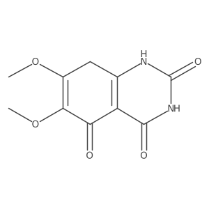 2,4-Dihydroxy-6,7-dimethoxyquinazolone Structure
