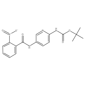 Tert-butyl (5-(2-nitrophenylcarbonylamino)pyridin-2-yl)carbamate Structure