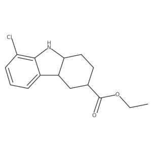 Ethyl 8-chloro-2,3,4,4a,9,9a-hexahydro-1H-carbazole-3-carboxylate Structure