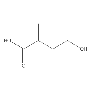 (S)-4-Hydroxy-2-methylbutanoic acid结构式