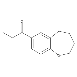 1-(2,3,4,5-Tetrahydro-1-benzoxepin-7-yl)-1-propanone结构式
