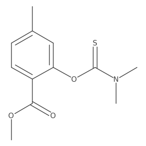 Methyl 2-((dimethylcarbamothioyl)oxy)-4-methylbenzoate Structure