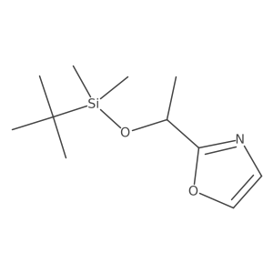2-[1-(tert-Butyl-dimethyl-silanyloxy)-ethyl]-oxazole Structure