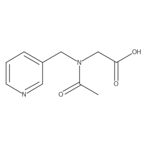 2-{N-[(pyridin-3-yl)methyl]acetamido}acetic acid Structure