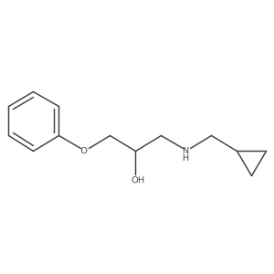 1-((Cyclopropylmethyl)amino)-3-phenoxypropan-2-ol Structure