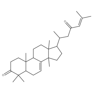 (9|A)-Lanosta-7,24-diene-3,23-dione Structure
