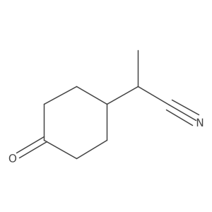 I+/--Methyl-4-oxocyclohexaneacetonitrile Structure