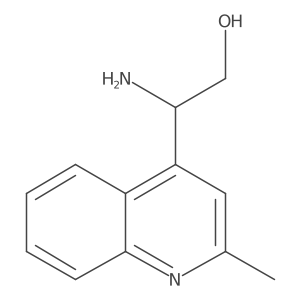 (2R)-2-amino-2-(2-methylquinolin-4-yl)ethan-1-ol Structure