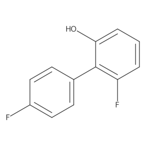 3-Fluoro-2-(4-fluorophenyl)phenol结构式