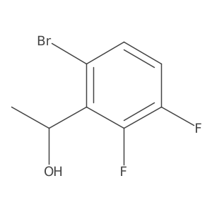 1-(6-Bromo-2,3-difluorophenyl)ethanol Structure