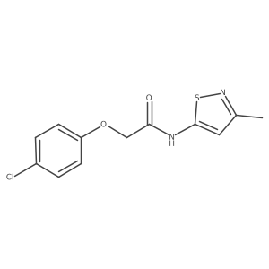 2-(4-chlorophenoxy)-N-(3-methylisothiazol-5-yl)acetamide Structure