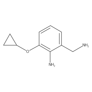 2-(Aminomethyl)-6-cyclopropoxyaniline Structure