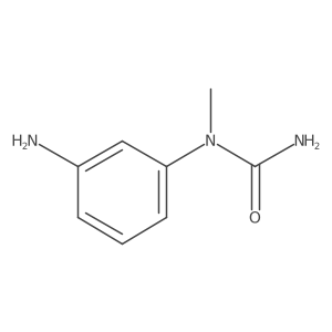 1-(3-Aminophenyl)-1-methylurea结构式