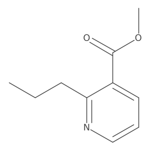 2-Propyl-3-pyridinecarboxylic acid methyl ester Structure