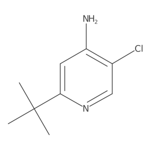 2-Tert-butyl-5-chloropyridin-4-amine结构式