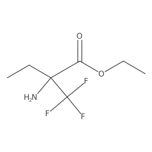 Ethyl 2-Amino-2-trifluoromethyl-pentanoate Structure