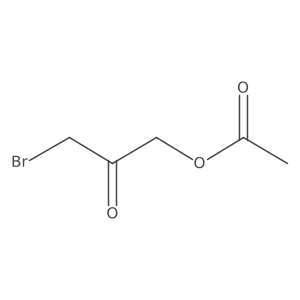 3-Bromo-2-oxopropyl acetate结构式