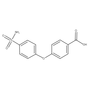 4-(4-Sulfamoylphenoxy)benzoic acid Structure
