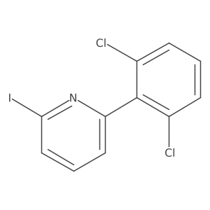 2-(2,6-Dichlorophenyl)-6-iodopyridine Structure