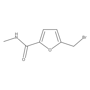 5-(Bromomethyl)-N-methyl-2-furancarboxamide结构式