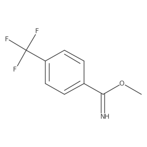Methyl 4-(trifluoromethyl)benzene-1-carboximidate Structure