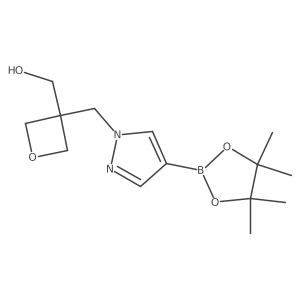 (3-{[4-(tetramethyl-1,3,2-dioxaborolan-2-yl)-1H-pyrazol-1-yl]methyl}oxetan-3-yl)methanol Structure