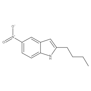 2-Butyl-5-nitro-1H-indole Structure
