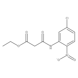 Ethyl 3-(5-chloro-2-nitrophenylamino)-3-oxopropanoate Structure