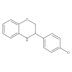 3-(4-Chlorophenyl)-3,4-dihydro-2H-benzo[b][1,4]oxazine结构式