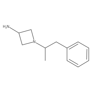 1-(1-Phenylpropan-2-yl)azetidin-3-amine结构式