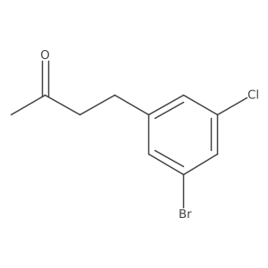 4-(3-Bromo-5-chlorophenyl)butan-2-one结构式