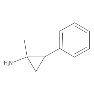 (1S,2R)-1-Methyl-2-phenyl-cyclopropylamine Structure