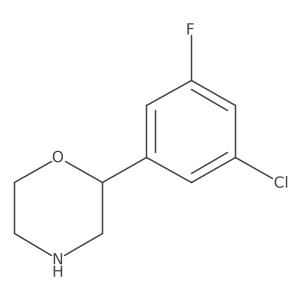 2-(3-Chloro-5-fluorophenyl)morpholine Structure
