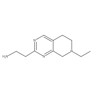 Pyrido[3,4-d]pyrimidine-2-ethanamine, 7-ethyl-5,6,7,8-tetrahydro- Structure