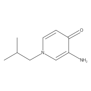 3-Amino-1-isobutylpyridin-4(1H)-one结构式
