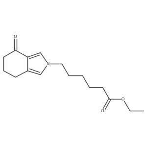 2H-Isoindole-2-hexanoic acid, 4,5,6,7-tetrahydro-4-oxo-, ethyl ester结构式