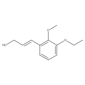 3-(3-Ethoxy-2-methoxyphenyl)prop-2-en-1-ol结构式