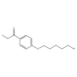 Methyl4-[(5-bromopentyl)oxy]benzoate Structure