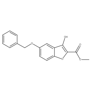 Methyl 5-(benzyloxy)-3-hydroxybenzofuran-2-carboxylate Structure