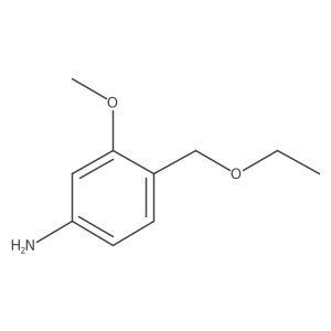 4-(Ethoxymethyl)-3-methoxyaniline结构式