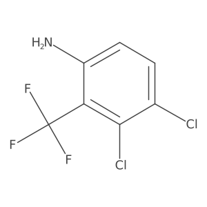 3,4-Dichloro-2-(trifluoromethyl)aniline结构式